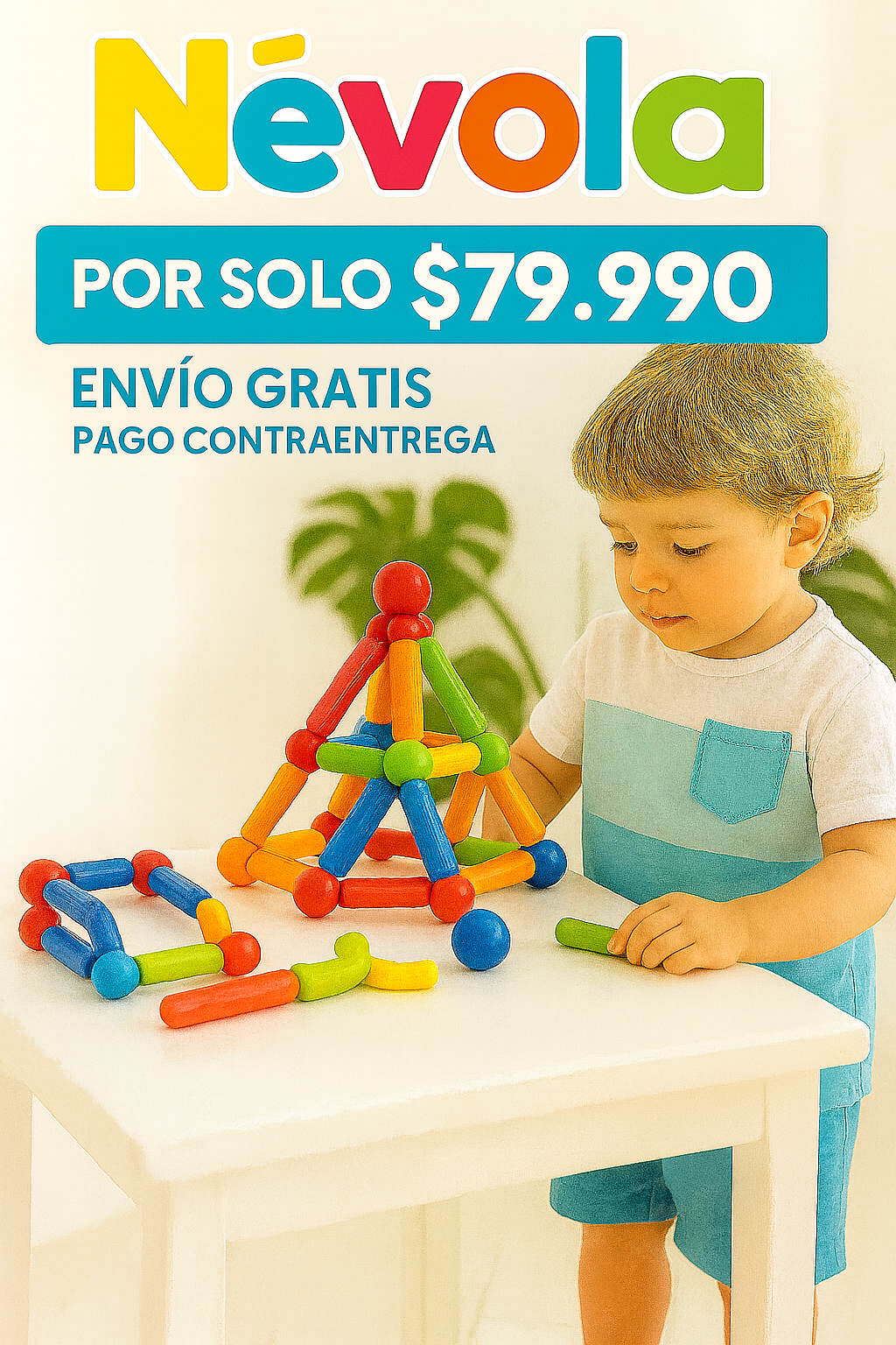 Névola™  - Bloques Magneticos 25 pzs